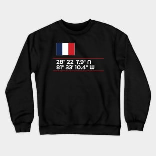 France Epcot World Showcase Walt Disney World Coordinates Crewneck Sweatshirt